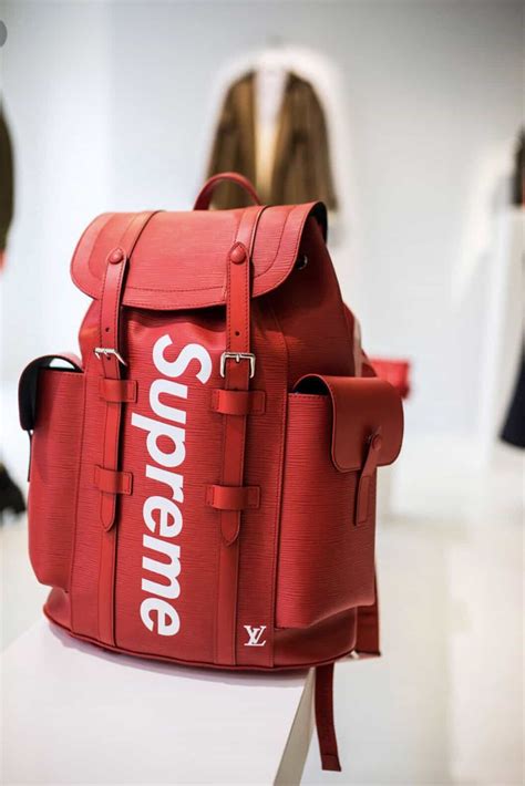 supreme lv backpack real vs fake